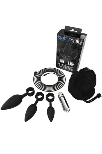 4-Piece Anal Training Kit with Vibe Bullet - Bathmate