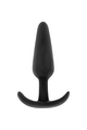 Plug Anal Black&Silver™ Hansel™ - Giocattolo Sessuale in Silicone per Principianti ed Esperti