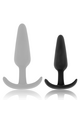 Plug Anal Black&Silver™ Hansel™ - Giocattolo Sessuale in Silicone per Principianti ed Esperti