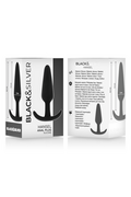 Plug Anal Black&Silver™ Hansel™ - Giocattolo Sessuale in Silicone per Principianti ed Esperti