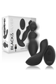 Black&Silver Cora Vibrating Anal Plug: Power and Control