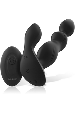 Black&Silver Cora Vibrating Anal Plug: Power and Control
