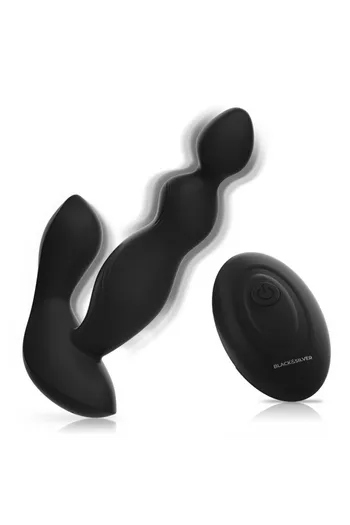 Plug Anale Vibrante Black&Silver Cora: Potenza e Controllo