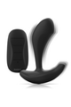 Black&Silver Dwayne Vibrating Anal Plug
