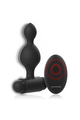 Black&Silver™ Tucker - Remote Control Vibrating Anal Plug | 10 Vibration Modes