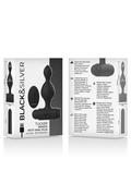 Black&Silver™ Tucker - Plug Anale con Vibrazione a Controllo Remoto | 10 Modalità