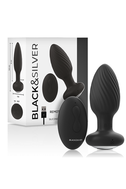 Rotator Black&Silver Welss: Vibration and Beads for Anal Stimulation