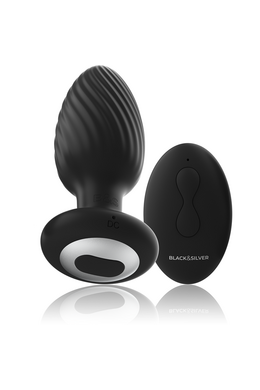 Rotator Black&Silver Welss: Vibration and Beads for Anal Stimulation