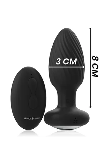 Rotator Black&Silver Welss: Vibrazione e Perle per Stimolazione Anale