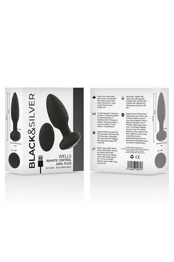 Rotator Black&Silver Welss: Vibration and Beads for Anal Stimulation