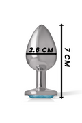 Plug Anale con Gioiello di Diamante INTENSE - Glamour e Piacere Intenso