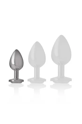 Plug Anale con Gioiello di Diamante INTENSE - Glamour e Piacere Intenso