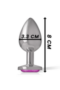 Plug Anale con Gioiello di Diamante Intense™ - Glamour e Piacere Intenso