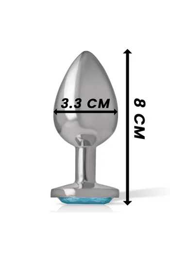 Plug Anale con Gioiello di Diamante Intense™ - Eleganza e Piacere Intenso