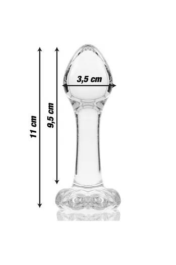 Plug Anale in Vetro Borosilicato - Esperienza di Lusso