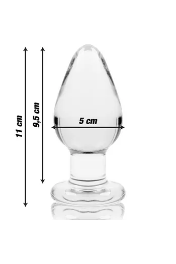 Plug Anale in Vetro Borosilicato - Esperienza di Lusso