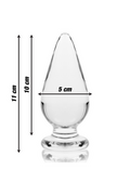 Plug Anale in Vetro Borosilicato - Esperienza Sensuale Premium