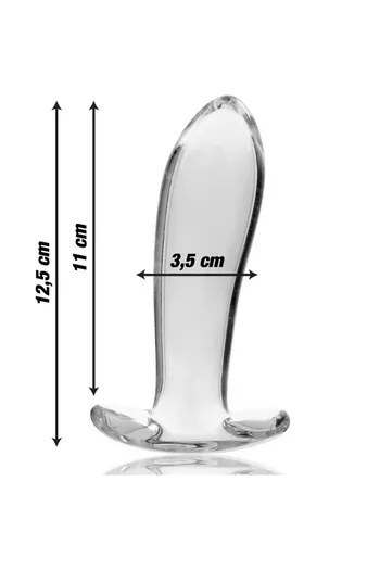 Plug Anale in Vetro Borosilicato - Esperienza di Lusso