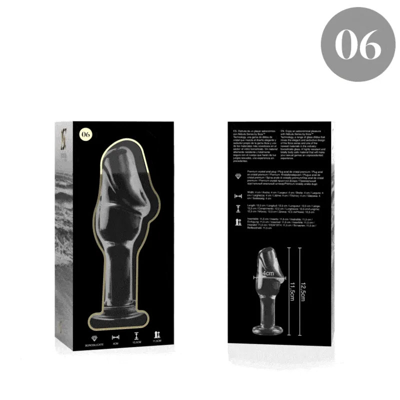 Borosilicate Glass Anal Plug - Luxury Safe Experience