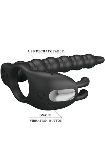 7-Function Vibrating Penis Ring - Longer Erections & Extended Satisfaction
