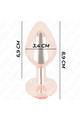 Rose Gold Metal Anal Plug with Red Rose - Elegant & Sensual