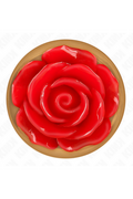 Plug Anale Metallo Rosa Oro con Rosa Rossa - Eleganza e Piacere