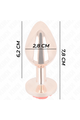 Rose Gold Metal Anal Plug with Red Rose - Elegant and Sensual