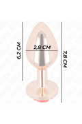 Plug Anale Metallo Oro Rosa con Rosa Rossa - Lusso e Sensualità