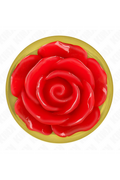 Plug Anale Dorato con Rosa Rossa - Elegante e Sicuro