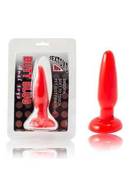 Anal Plug in Jelly - Conical with Suction Cup