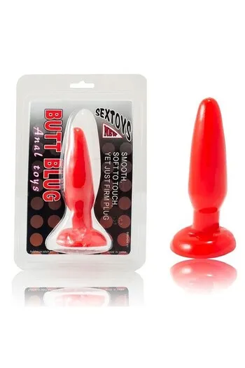 Anal Plug in Jelly - Conical with Suction Cup