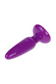 Conical Gelatin Anal Plug with Suction Cup