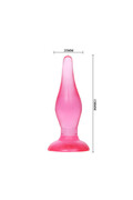 Plug Anale in Gelatina con Ventosa - Comfort e Piacere