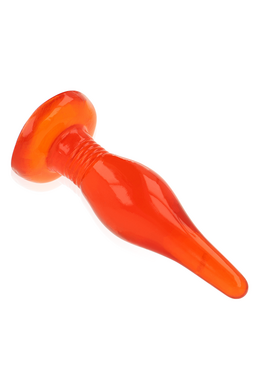 Gelatin Anal Plug with Suction Cup - Ultimate Comfort
