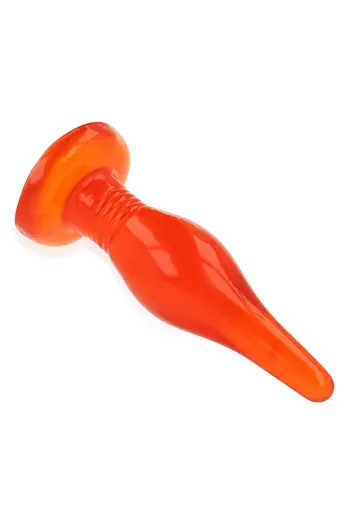 Gelatin Anal Plug with Suction Cup - Ultimate Comfort