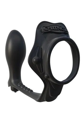 Fantasy C-ring: Penis Ring with Anal Vibration for Powerful Erection & Ejaculation Control