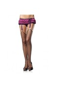 Black Industrial Net Sexy Stockings Leg Avenue - Femininity and Seduction