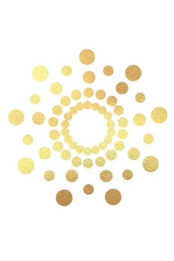 Mimi Temporary Tattoos - 3 Pairs in Gold, Silver, and Bronze | Sensual Body Decoration