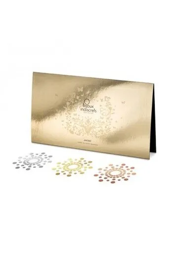 Tatuaggi Temporanei Mimi - 3 Coppie in Oro, Argento e Bronzo | Decorazione Sensuale