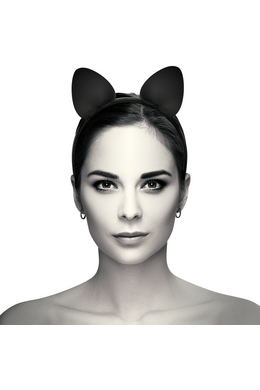 Cat Ear Headband in Vegan Leather - Coquette Chic Desire
