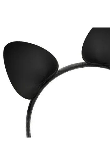Cat Ear Headband in Vegan Leather - Coquette Chic Desire