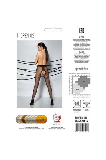 Medie Passion Eleganti con Apertura tra le Cosce - Lingerie di Lusso UE