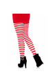 LEG AVENUE - COLLANT A RIGHE BIANCO/ROSSO