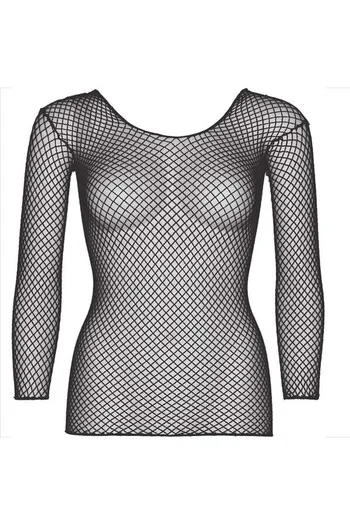 Top in Rete Sensuale - Moda Avanguardista per Donne Sicure