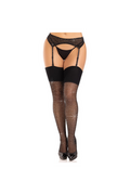 LEG AVENUE - CALZE IN SPANDEX CON DIAMANTI NERO