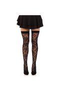 LEG AVENUE - ROSE SELVATICHE NET STOCK NERO