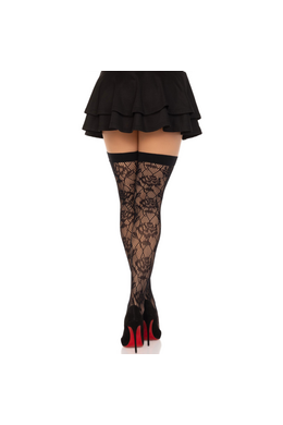 LEG AVENUE - ROSE SELVATICHE NET STOCK NERO