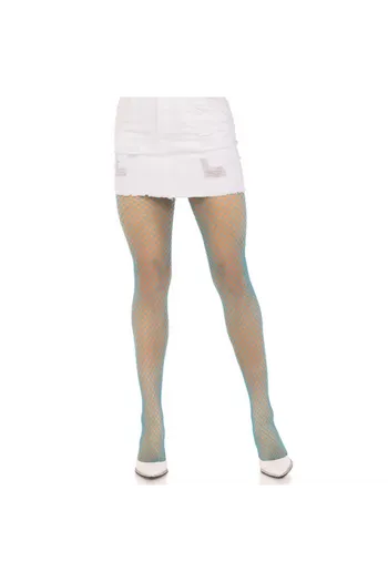 LEG AVENUE - COLLANT A RETE IN LYCRA BLU