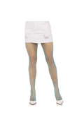 LEG AVENUE - COLLANT A RETE IN LYCRA BLU