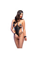 Set Corpo in Pelle Serpente Nero con Accessori Sensuali